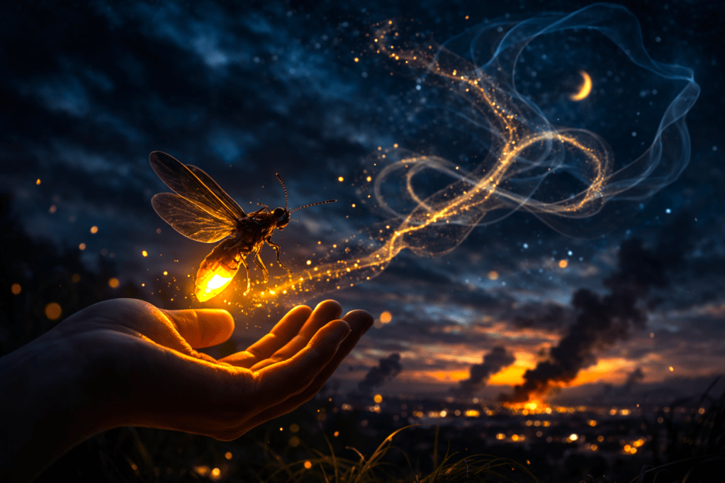 We are as fragile as the firefly - and we are loved.