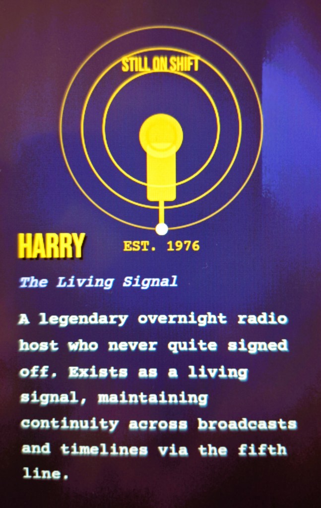 Harry. Line 5. 