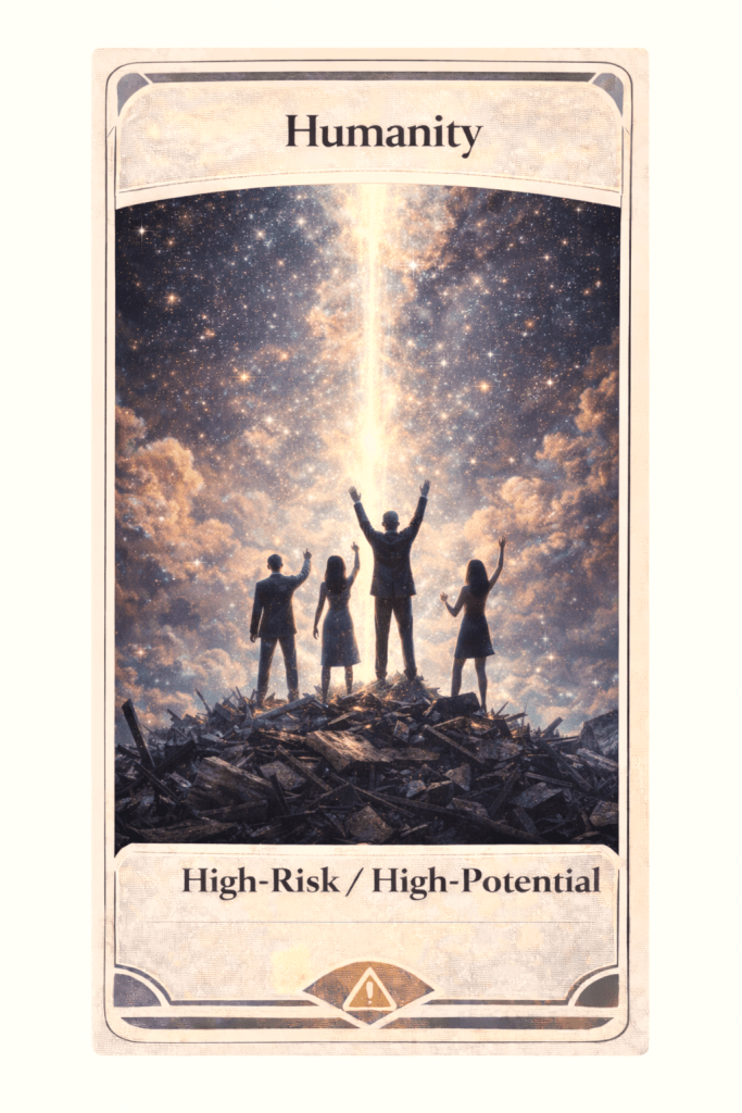 Humanity Oracle card.