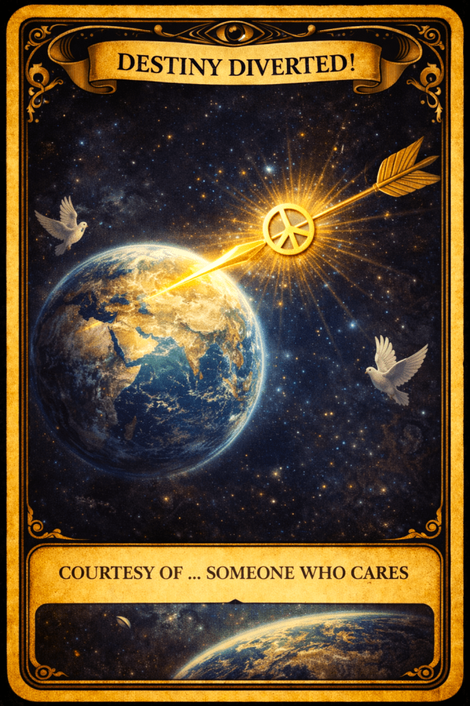 “DESTINY DIVERTED”
(Outcome: Pending)