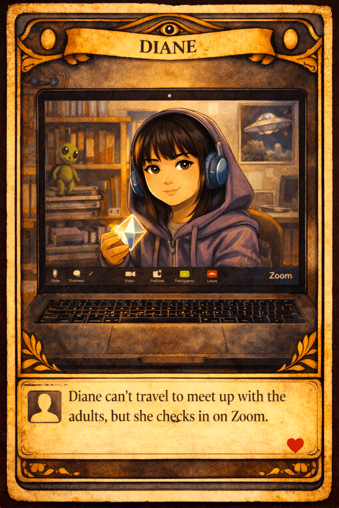 Diane on screen saver - [no tears]