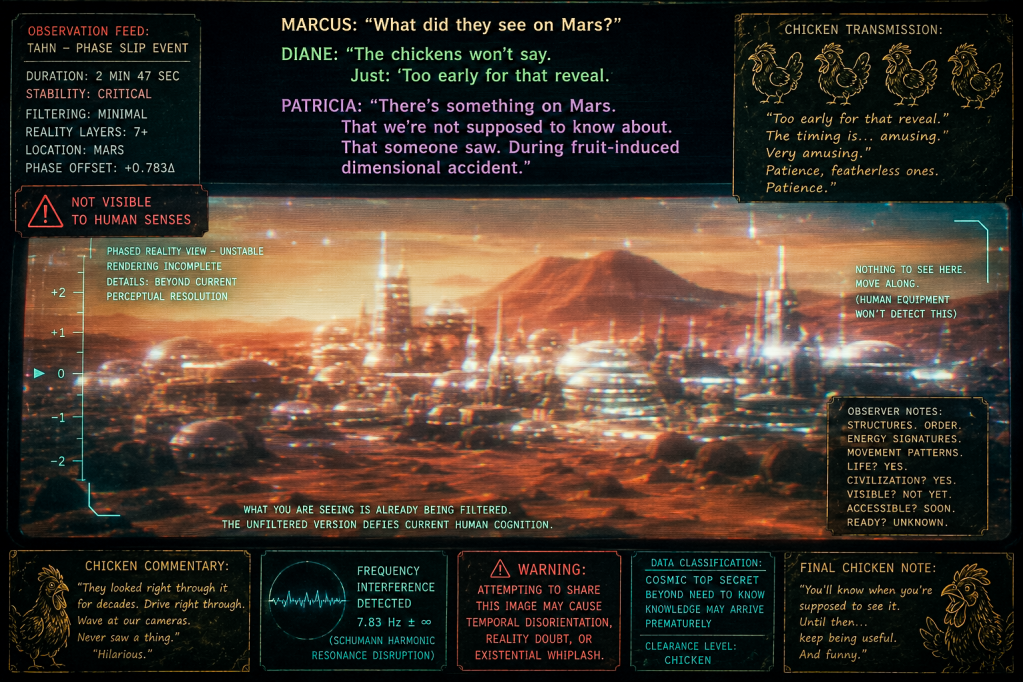 Mars - seen and unseen.