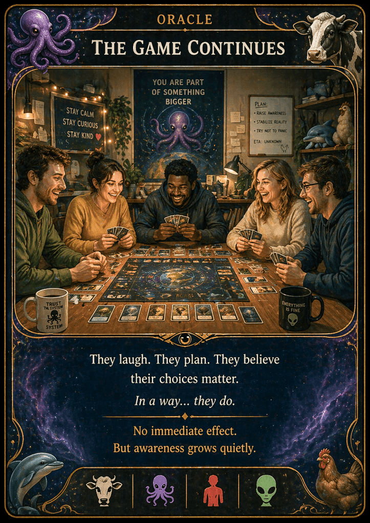 The game and the players. United in creation.